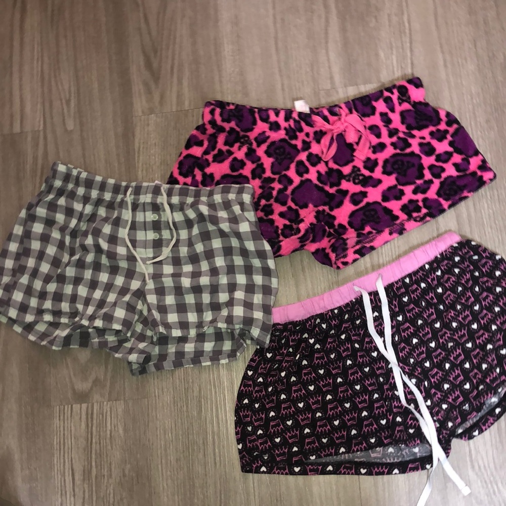 Patterned pajama short set